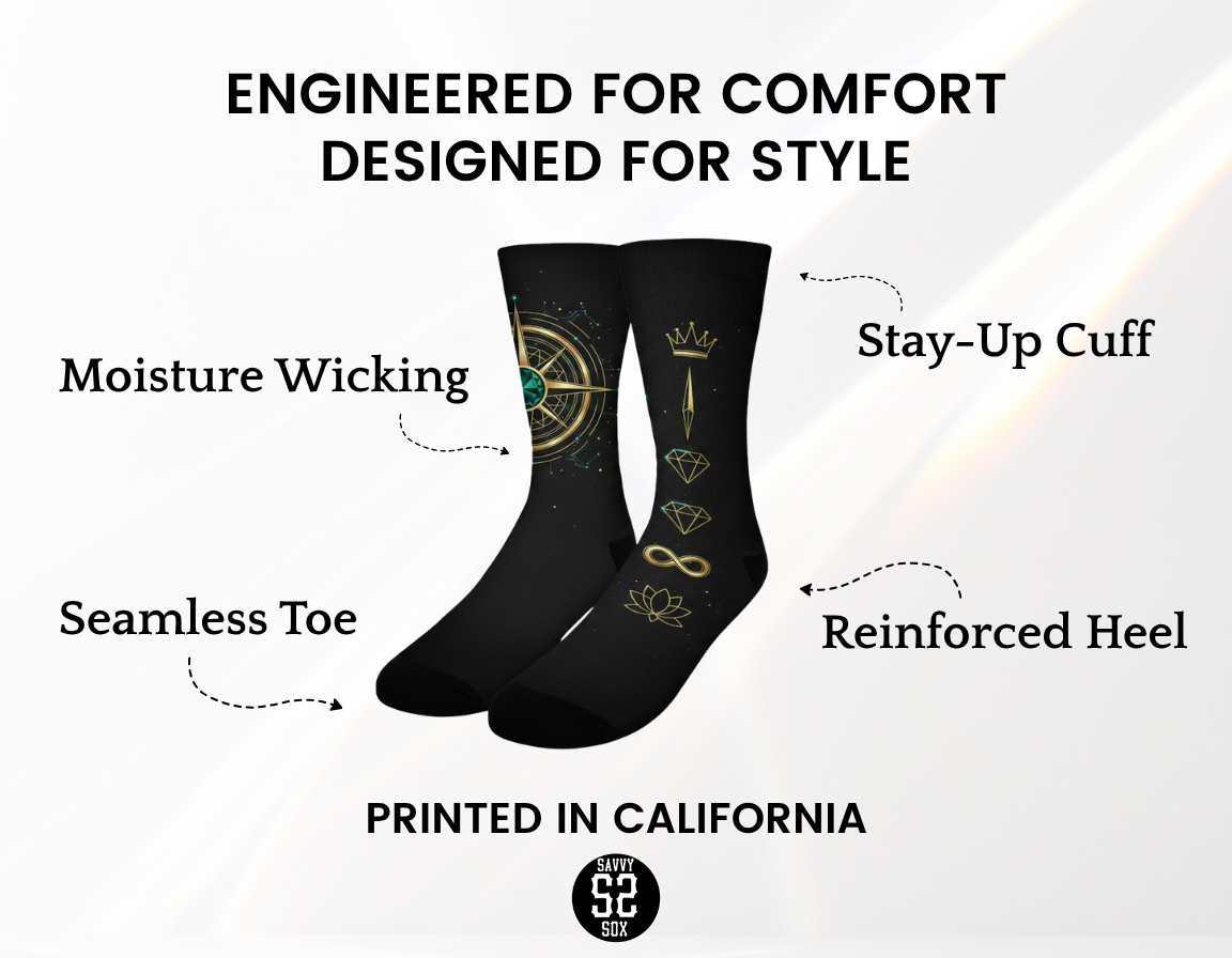 Manifestation Compass Socks