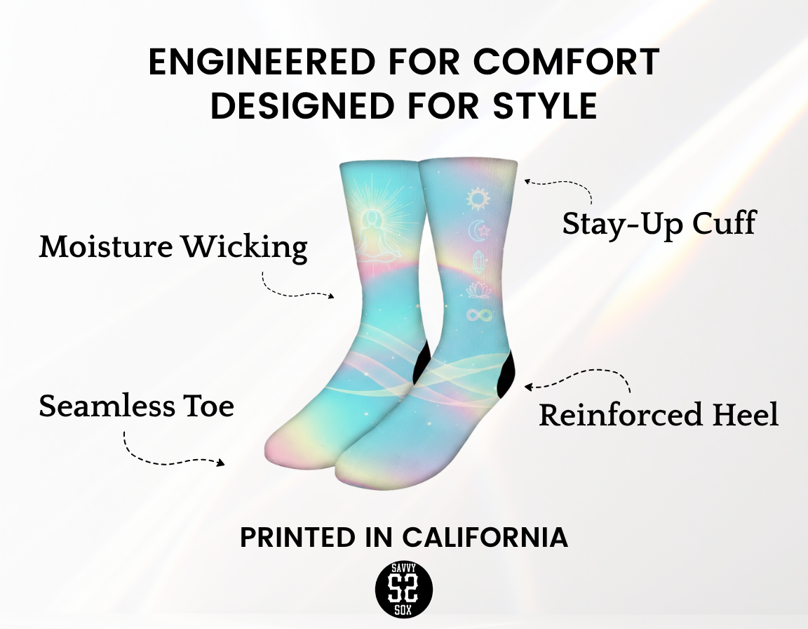 Pastel Aura Manifestation Socks