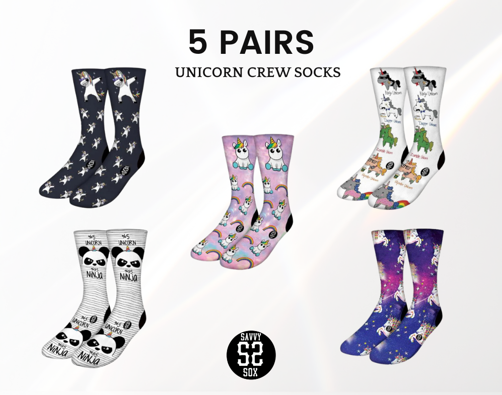 Unicorn Crew Socks