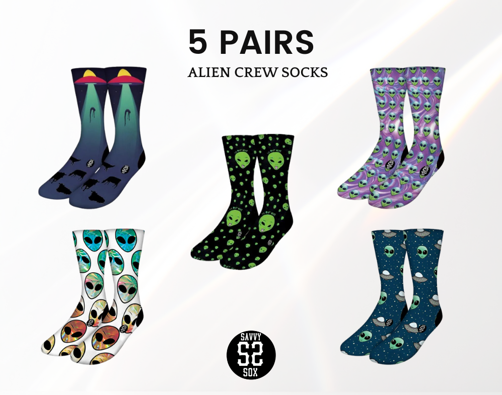 Alien Crew Socks (5 Pairs)
