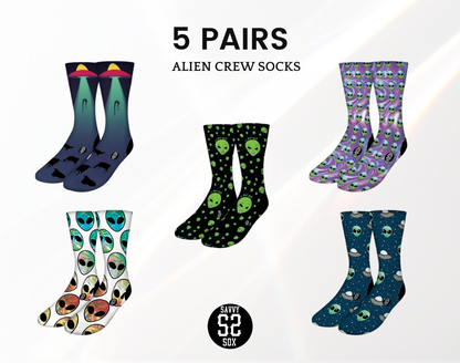 Alien Crew Socks (5 Pairs)