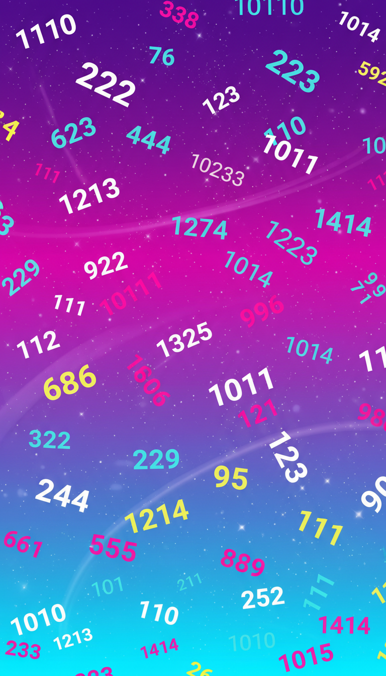 Cosmic Number Rush Socks