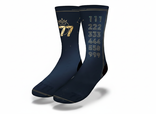 Crowned 777 Blueprint Socks