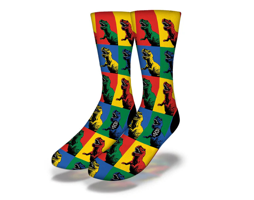 Dinosaur Crew Socks