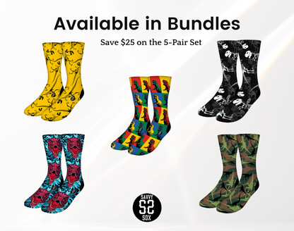 Dinosaur Crew Socks