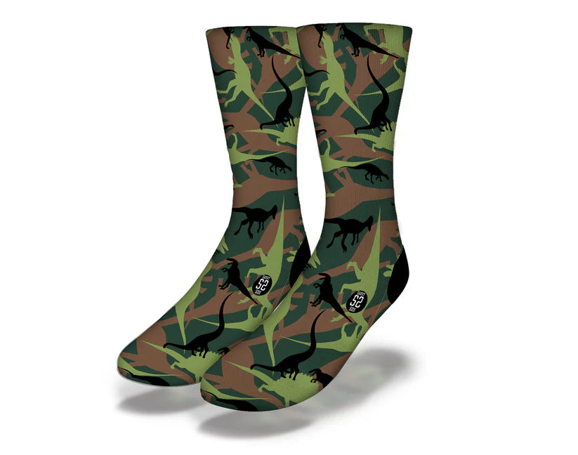 Dinosaur Crew Socks