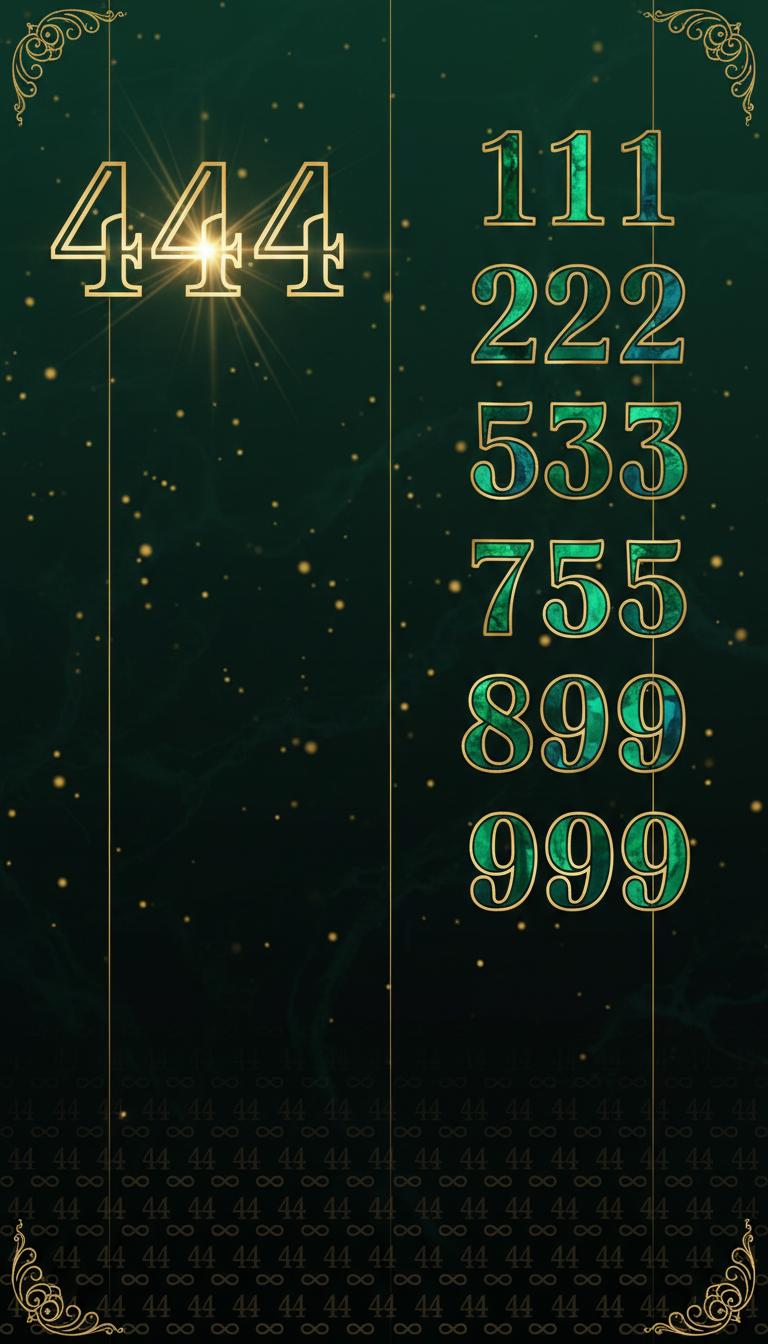 Emerald 444 Fortune Socks
