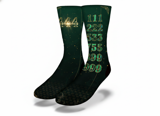 Emerald 444 Fortune Socks