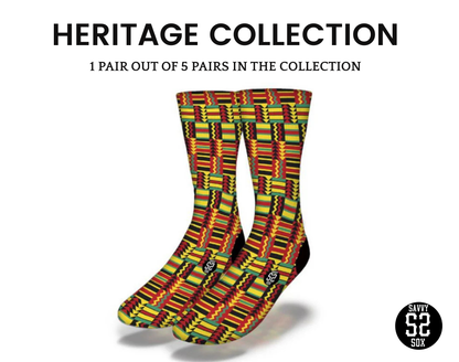 African Patterns Crew Socks (5 Pairs)