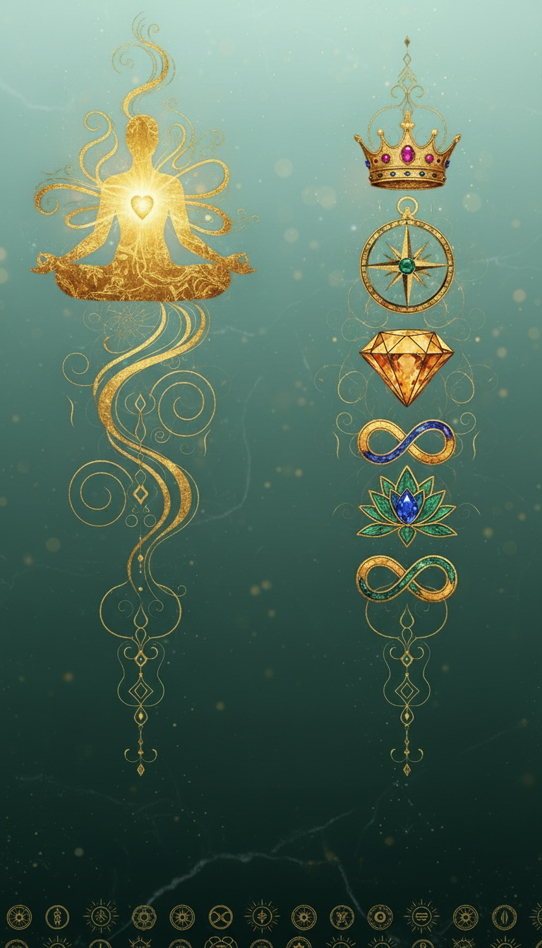 Opulent Manifesting Gold Socks