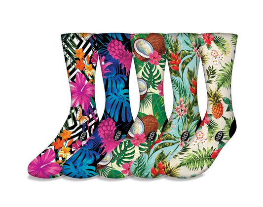 Tropical Collector Pack (5 Socks) Savvy Sox Editions