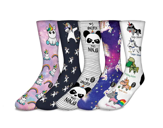 Unicorn Collector Pack (5 Socks) Savvy Sox Editions