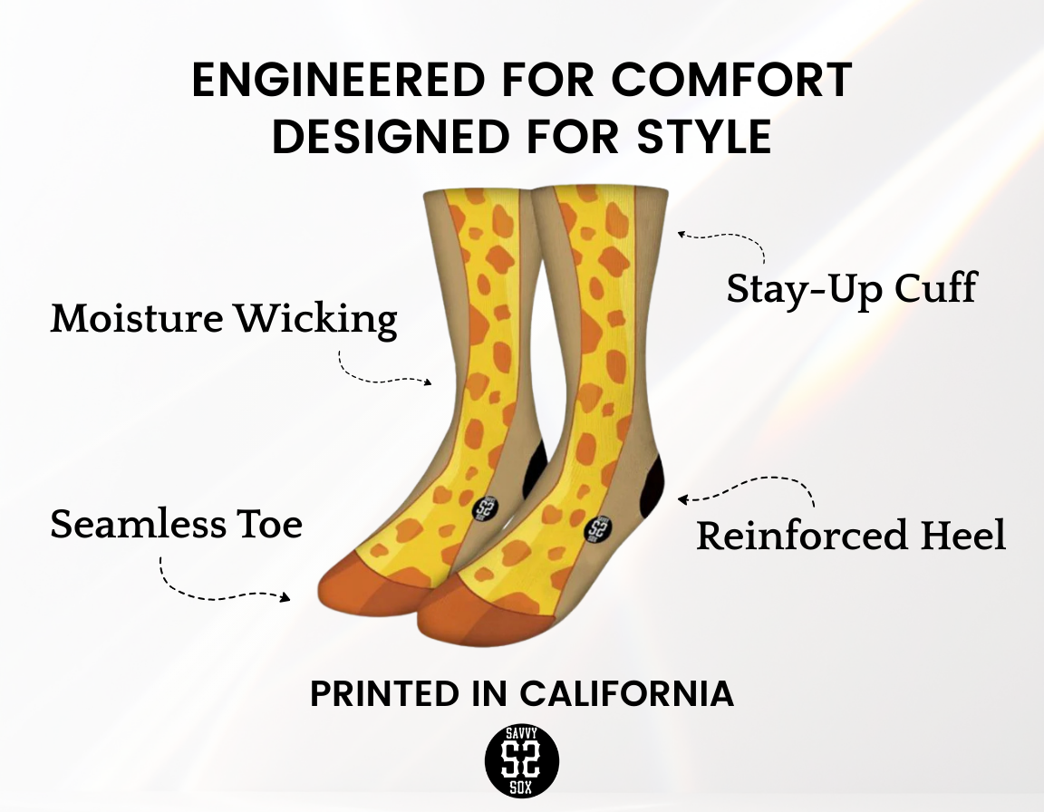 Animal Feet Crew Socks (5 Pairs)