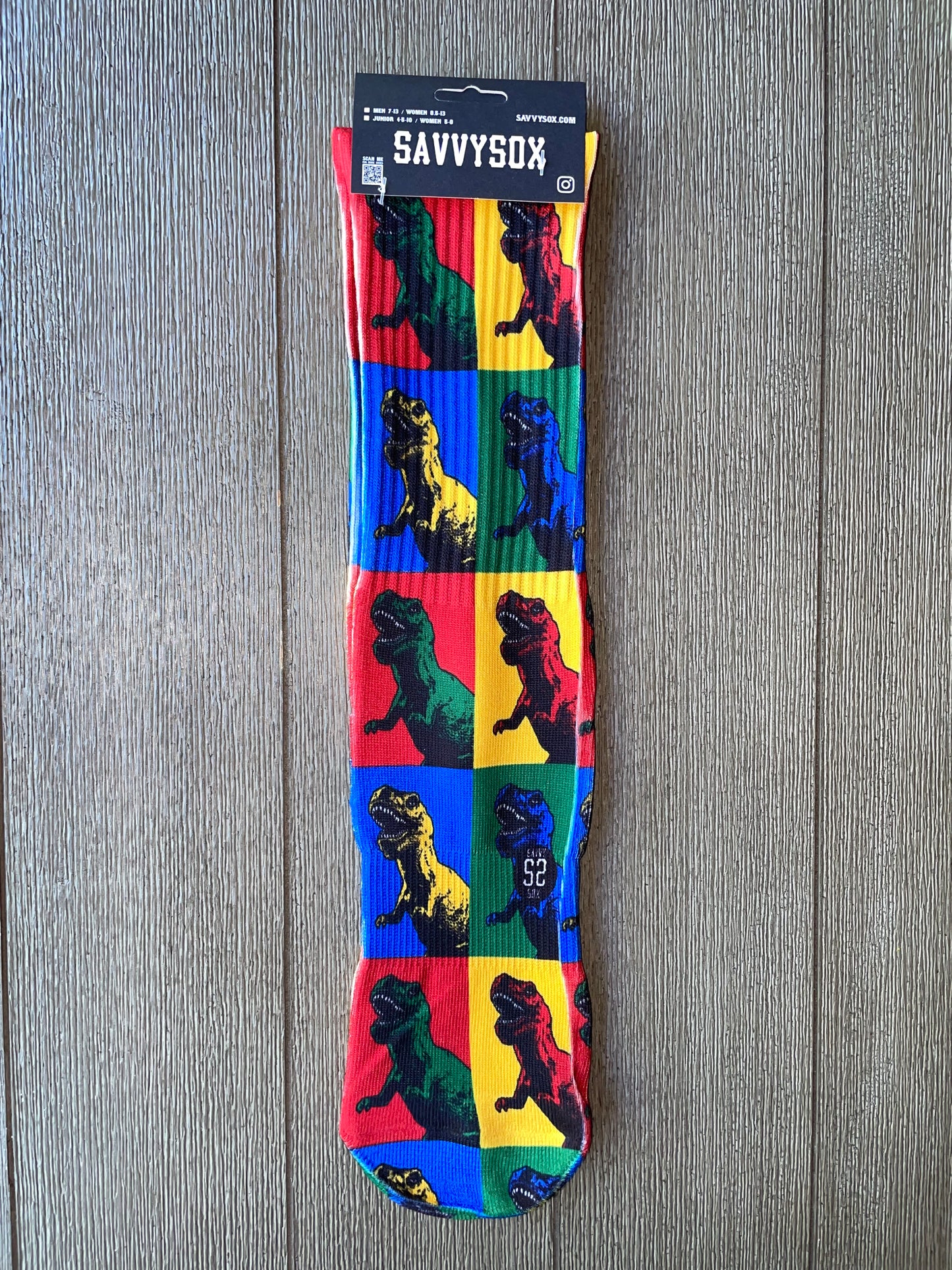 Dinosaur Crew Socks