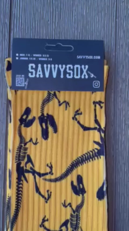 Dinosaur Crew Socks
